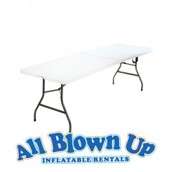 96 White Banquet Table