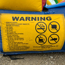 dual lane sns safety label 991852788 Dual Lane Surf-N-Slide