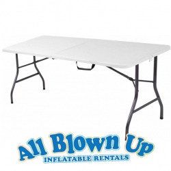 72 White Banquet Table