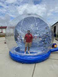 Solid Floored Inflatable Snow Globe