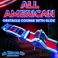 All American Obstacle Course with Slide
