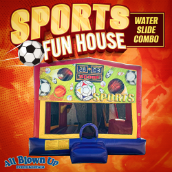 Sports Fun House Water Slide Combo