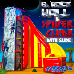 *B. Rock Wall & Spider Climb with Slide