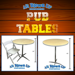 30” Round Pub Table
