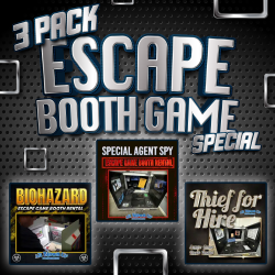 3 Pack Escape Booth Game Special